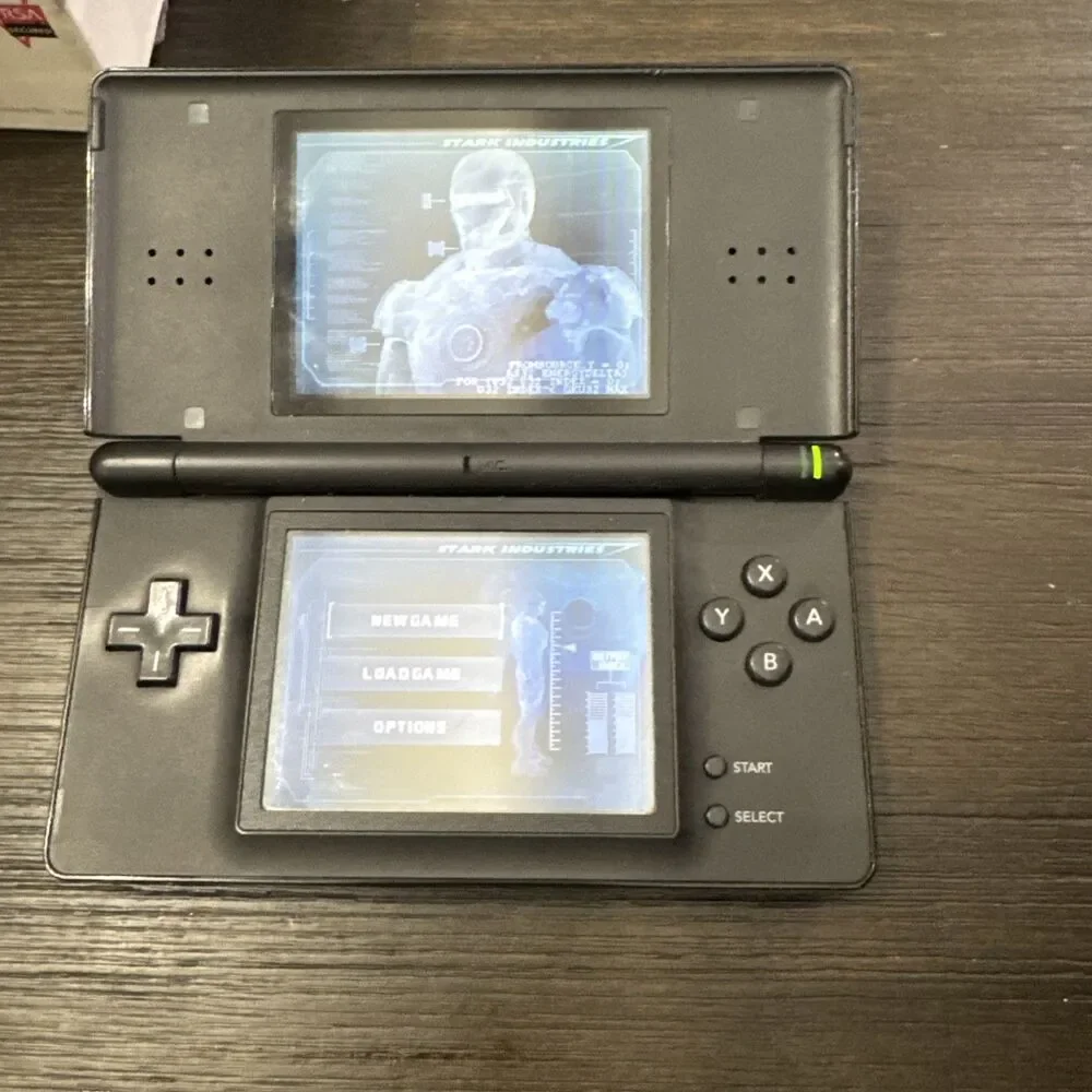 Nintendo DS Lite Handheld Onix Black Tested & Working